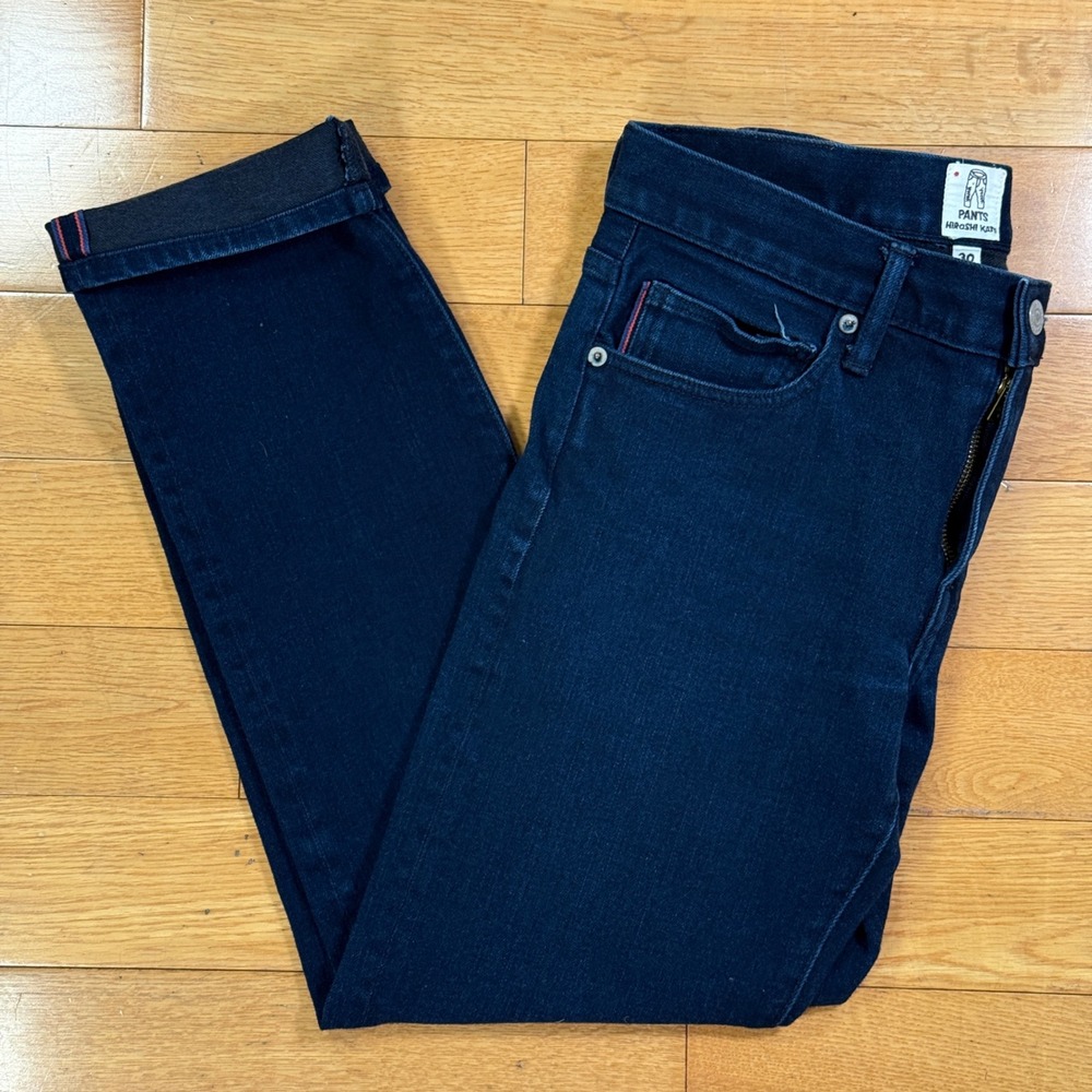 Kato By Hiroshi Kato Mens 30x28 Dark Wash Denim Jeans Made in USA